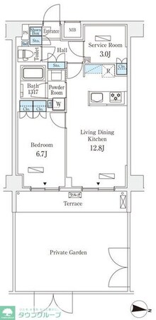 ラティエラ中野新井の物件間取画像